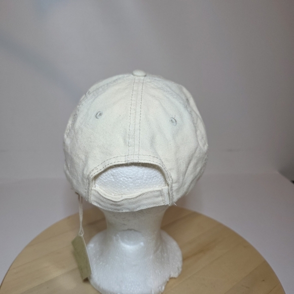 Vintage Apple Computers Embroidered Logo Hat NWT Strap Back Off White - Picture 3 of 7